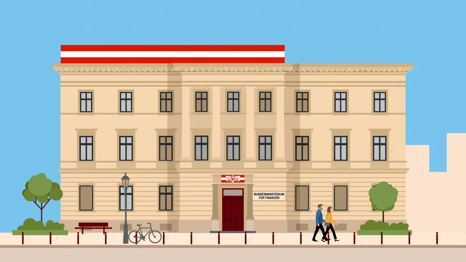 Wiener Regierungsgebäude der Finanzbehörde