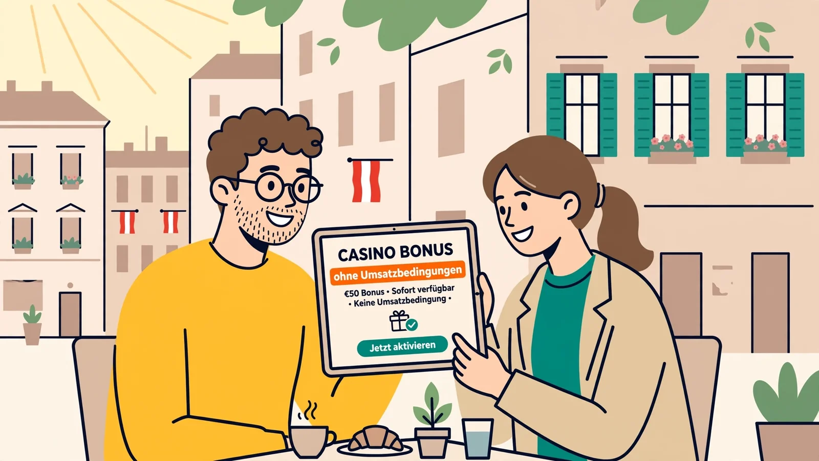 Online-Casino-Bonus ohne Umsatzbedingungen in Österreich